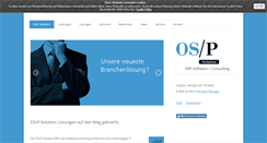 Desktop Screenshot of osp-solution.de